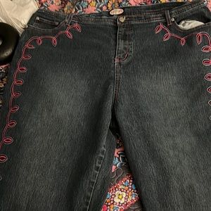 Wines 3x capris blue and pink